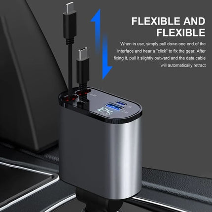 Dual Port Fast Car Charger Adapter for Apple and Android