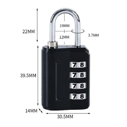 Combination Lock for Luggage, Small Combination Padlock