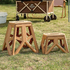 Camping Folding Stool, Portable Stool with Non Slip Seat for Beaches and Festivals, Plastic Folding Stool for 330.7 lbs