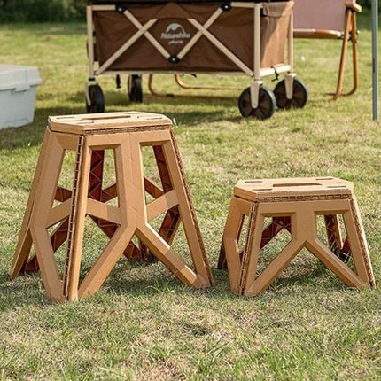 Camping Folding Stool, Portable Stool with Non Slip Seat for Beaches and Festivals, Plastic Folding Stool for 330.7 lbs