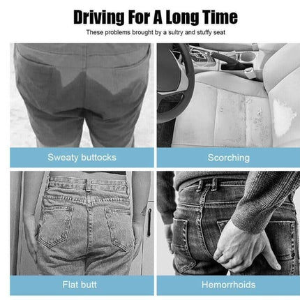 Car Seat Cushion, Cooling Gel Car Seat Cushion with Honeycomb Ventilation – image 8