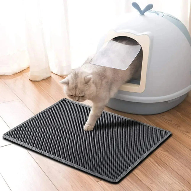 Cat Litter Mat, Honeycomb Litter Mat with Double Layer