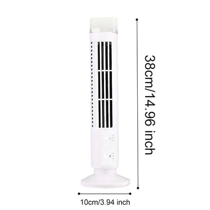 Portable Fan, Bladeless Tower Fan with LED Light – image 5
