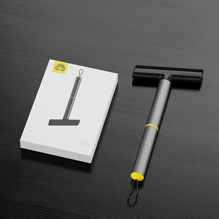 Auto Snow Shovel with Extended Handle, Car Snow Scraper with Frost Blade – image 4