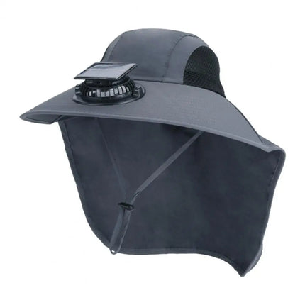 Wide Brim Hat with Fan, Solar Fan Hat and Sun Protection Hat – image 8