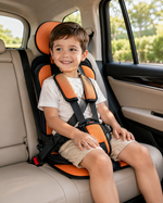 Tuzwa Kids Car Seat Booster Cushion – Lightweight Adjustable Height Travel Seat Pad with Soft Breathable Comfort for Children