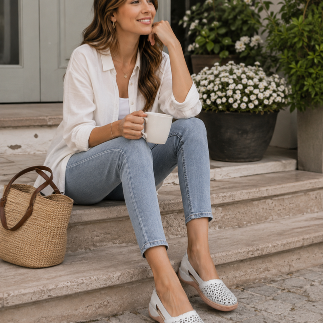 Ballet Flats for Women, Wide Toe Box Flats with Cushioned Insole, Soft Bunion Friendly Ballerina Flats for Work