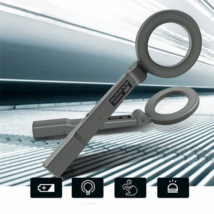 Handheld Metal Detector for Security and Treasure Hunting, Portable Metal Detector with LCD Display, Security Wand