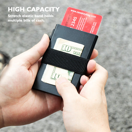 Minimalist Wallet, Slim Wallet with Metal Card Case for 12 Cards – image 5
