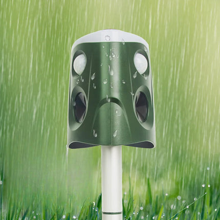 Mouse Repellent Ultrasonic Solar Powered, Squirrel Repellent, Rodent Repeller, Cat Repellent Outdoor with Motion Sensor