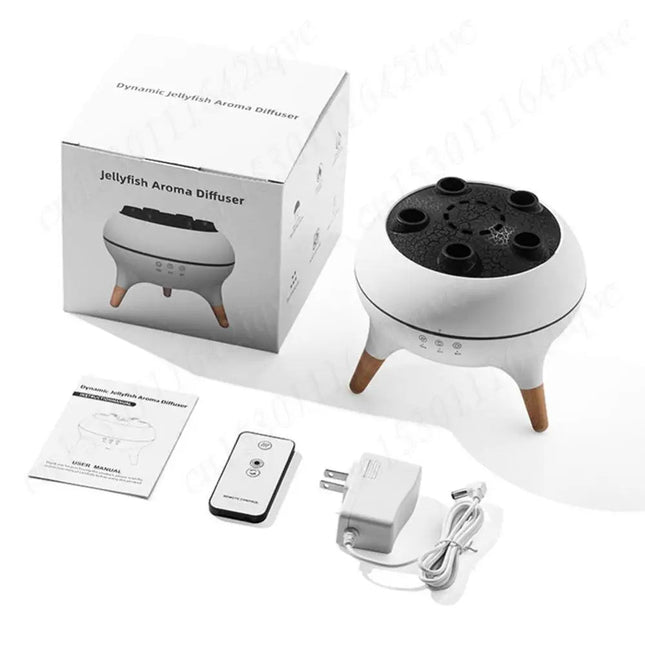 Essential Oil Diffuser Jellyfish, Essential Oil Humidifier with Remote and Timer