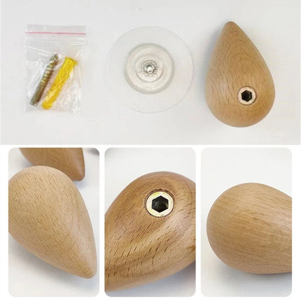 Wall Coat Holder Wooden Coat Hook for Entryway – image 4
