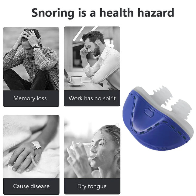 Anti Snoring Device, Electric Snore Stopper with Dual Vortex Airflow