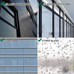 Tuzwa Telescopic Window Cleaner – 51" Extendable Window Squeegee with 10" Microfiber Dual Head, Spray Tank & Washable Pad