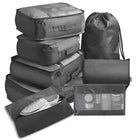 Packing Cubes for Travel 7 Set, Compression Packing Cubes for Suitcase, Toiletry Bag Travel Organizer with Shoe Bag
