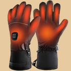 Heated Gloves for Men and Women, Rechargeable Heated Gloves with Batteries, Electric Winter Gloves with 3 Heat Settings