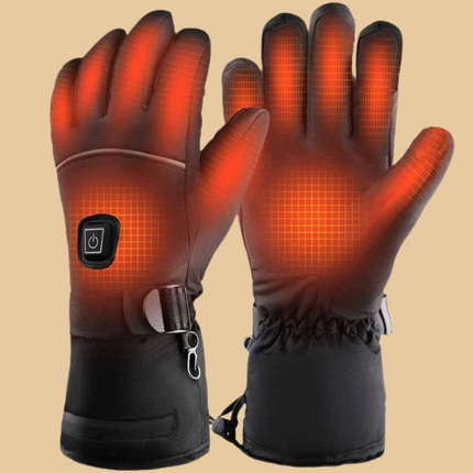 Heated Gloves for Men and Women, Rechargeable Heated Gloves with Batteries, Electric Winter Gloves with 3 Heat Settings
