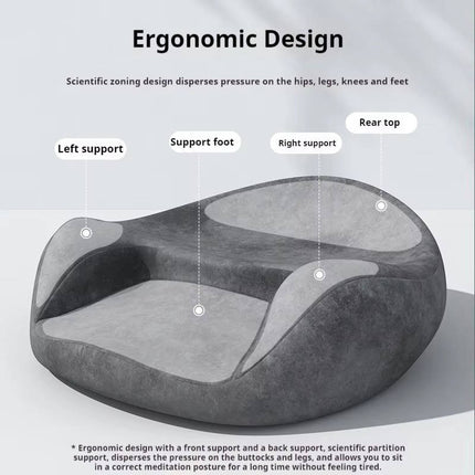 Memory Foam Meditation Cushion, Ergonomic Meditation Pillow for Floor Sitting – image 6