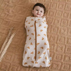 Baby Swaddle Sleep Sack Convertible, Newborn Swaddle to Sleeveless Baby Sleeping Bag