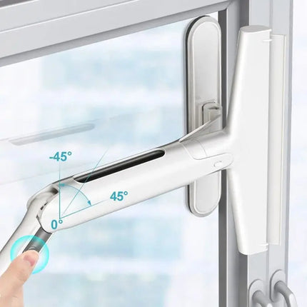 Squeegee for Windows with Built In Sprayer, Silicone Shower Squeegee