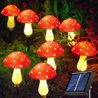 Outdoor Solar Lights 12 Pack, Solar Pathway Lights for Yard and Garden, Waterproof Mushroom Solar Lights with 8 Modes