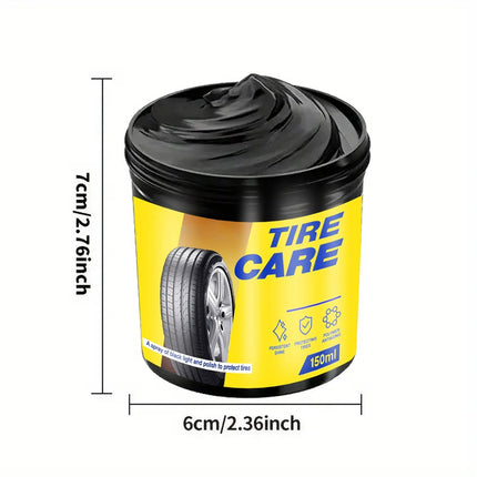 Long Lasting Tire Shine with Sponge, Wipe On Tire Dressing with UV Protection – image 5