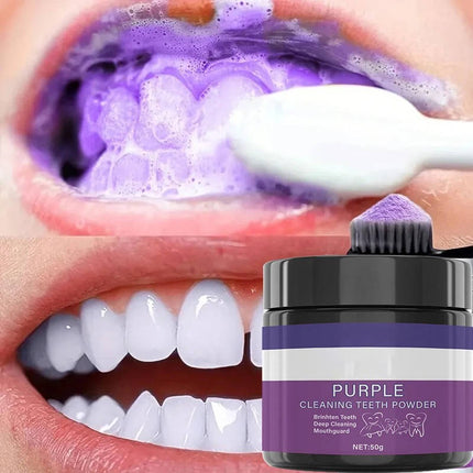 Teeth Whitening Powder, Travel Tooth Powder with Baking Soda