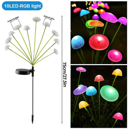 Jellyfish Lights, Solar Garden Lights with Swaying Stems – image 10