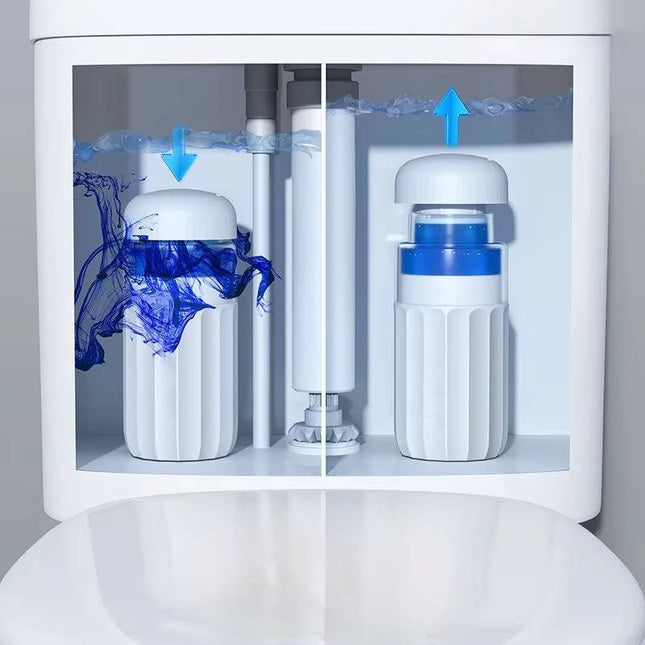 Toilet Bowl Cleaner Tank Block, Automatic Toilet Tank Cleaner and Descaler for Hard Water Stains
