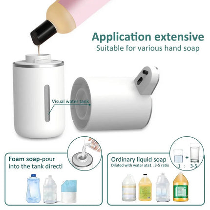 Automatic Soap Dispenser Touchless, Bathroom Soap Dispenser with Infrared Sensor