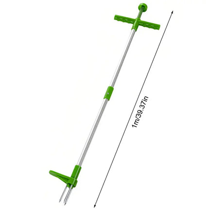 Weed Puller Tool with Foot Pedal, Stand Up Weed Puller with 3 Claw Design