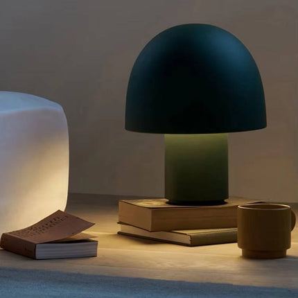 Modern Table Lamp with Mushroom Dome Shade, Small Desk Lamp for Nightstand – image 7