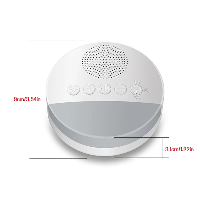 White Noise Machine for Sleep, Infant White Noise Machine with Warm Night Light, Sound Machine for Travel