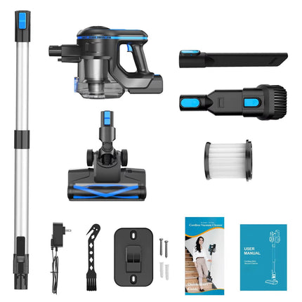 Cordless Vacuum Cleaner for Home, Lightweight Vacuum with Removable Battery – image 11