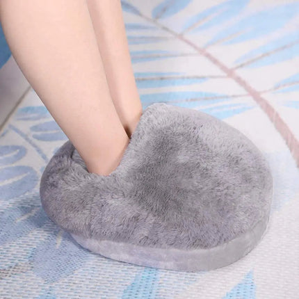 USB Electric Foot Warmer, Heated Foot Warmer Pad for Under Desk, Office and Home, Washable Soft Flannel Feet Warmer