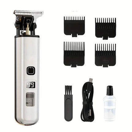 Cordless Hair Clippers, Professional Barber Clippers with LED Display – image 8