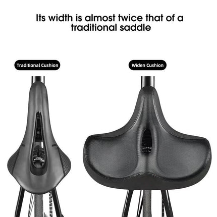 Comfortable Bike Saddle for Long Rides, Memory Foam Bicycle Saddle