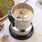 Tuzwa Electric Coffee Grinder – 400W Stainless Steel Coffee Bean Grinder with 6-Blade System, One-Touch Control & Cord Storage, 110V