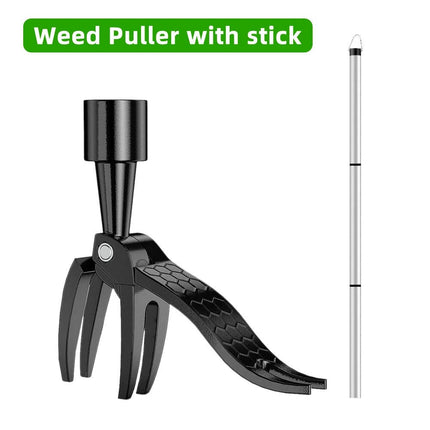Weed Puller with Foot Pedal, Long Handle Weed Puller with Bamboo Grip and 4 Stainless Steel Claws – image 10