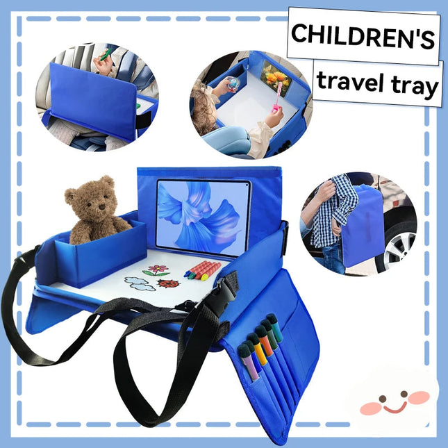 Car Seat Tray for Kids Travel, Stroller Snack Tray – image 4