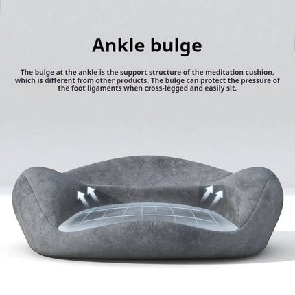 Memory Foam Meditation Cushion, Anti Slip Sitting Cushion for Office
