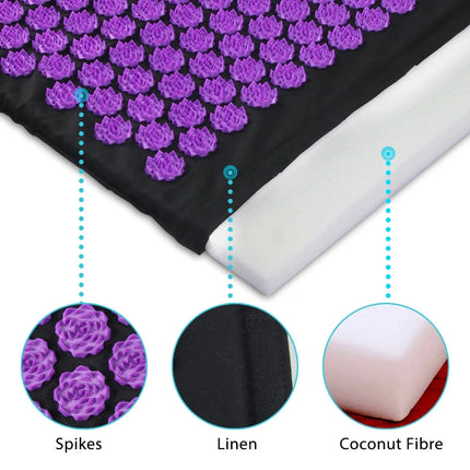 Non Slip Pilates Mat for Neck and Back Relaxation