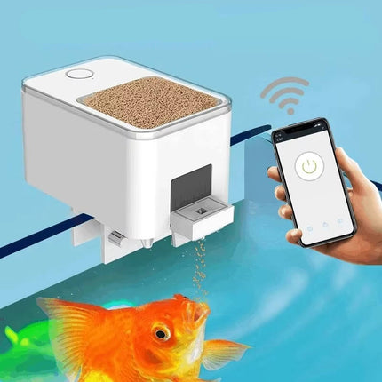 Automatic Fish Feeder WiFi, Smart Aquarium Auto Feeder with App and Voice Control – image 8