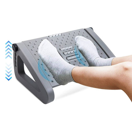 Under Desk Foot Rest, Adjustable Foot Stool with Large Platform
