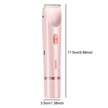 Pubic Hair Trimmer, Bikini Trimmer with Dual Heads for Body and Face – image 7