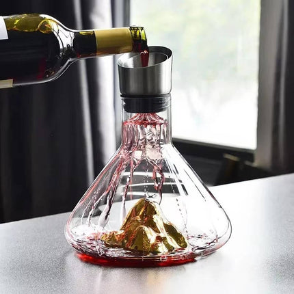 Crystal Glass Wine Decanter Aerator, Glass Carafe for Red Wine – image 10