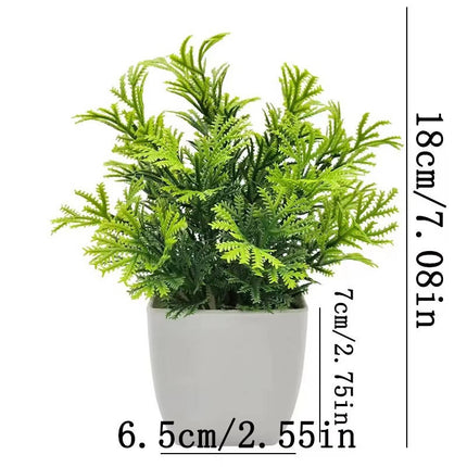 Fake Plants Indoor and Outdoor, Artificial Plants with Pots for Desk and Bathroom – image 8