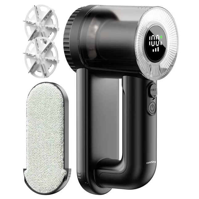 Fabric Shaver, Electric Lint Remover with Lint Brush, Rechargeable Sweater Shaver with 3 Speeds and LED Display