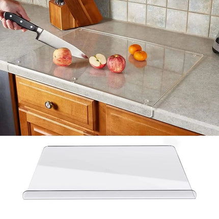 Cutting Boards, Clear Acrylic Cutting Board with Counter Lip, Kitchen Cutting Board for Meats, Clear Acrylic Board