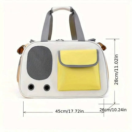Cat Carrier Bag for Cats and Small Dogs, Soft Sided Pet Carrier with Mesh Windows and Shoulder Strap – image 12